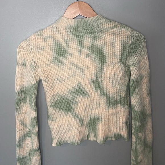 Princess Polly Cream Green Tie Dye Sweater - Picture 10 of 12